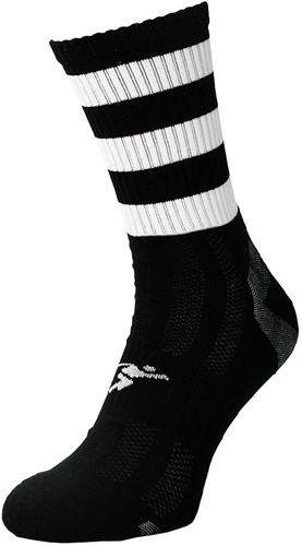 Precision chaussettes de sport Pro junior mi-hautes noir-blanc confort respirant