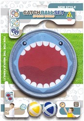 Jeu de lancer et dattraper requin jouet avec scratch et balles