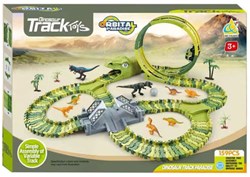 Piste Dinotrack avec looping et accessoires dinosaures coffret jouet