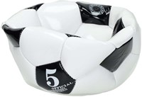 Balle de football noir blanc jouet pour enfants - design classique-3