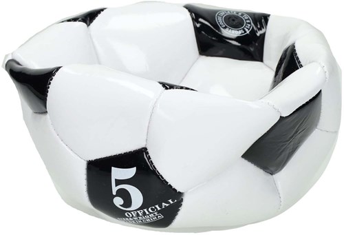 Balle de football noir blanc jouet pour enfants - design classique-3