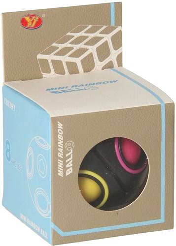 Boule puzzle noire jouet 3D boules colorées pour enfants