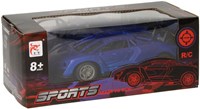 Voiture de course RC télécommandée bleu noir jouet voiture-2