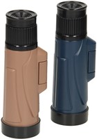 Lobbes jumelles jouet monoculaire pour enfants marron bleu-2