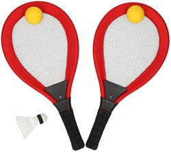 Set de tennis et badminton souple jouet pour enfants multicolore