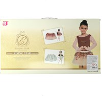 Lobbes coffret poupée poupée mode avec jupe déguisement pour enfants rose-2