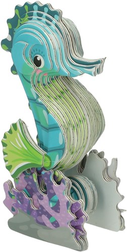 Albatros Hengelsport puzzle 3D jouet Hippocampe DIY amusement créatif-2