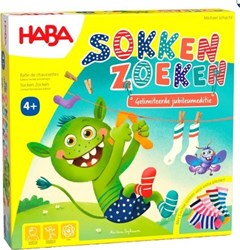 Haba jeu éducatif - À la recherche des chaussettes édition anniversaire enfants