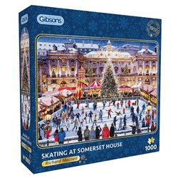 Gibsons puzzle Skating at Somerset House 1000 pièces Noël hiver