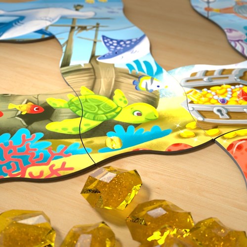 Haba jeu puzzle Chasse au trésor dans l'océan jeu éducatif enfants