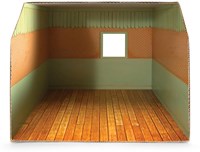 Het Muizenhuis chambre de bébé jouet - set de jeu en carton pour enfants