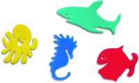 Edushape Jouet de bain Poisson Plaisir - 4 cannes à pêche & 36 poissons dans une boîte