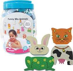Edushape Jouet de bain Funny Mix Animaux