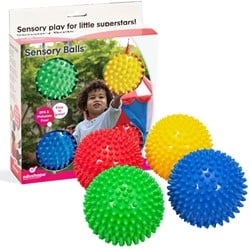 Edushape Ensemble de balles sensorielles pour bébé de 4 - 10cm
