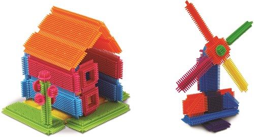 Edushape Blocs sensoriels à poils Ensemble géant - 360 pièces-3