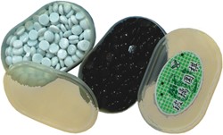 HOT Games Ensemble de pierres Go 16 mm en verre blanc/noir 160 pcs