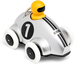 Brio voiture de course Push & Go édition spéciale argent jouet