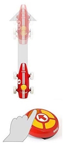 Brio voiture de course télécommandée - jouet rouge pour enfants-3