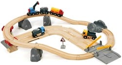 BRIO Ciruit rail route transport de roches - 33210