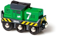 BRIO Locomotive de fret à pile - 33214