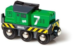 BRIO Locomotive de fret à pile - 33214