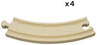 BRIO Grands rails courbes - 170 mm - 33342-2