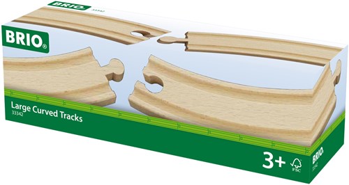 BRIO Grands rails courbes - 170 mm - 33342-3