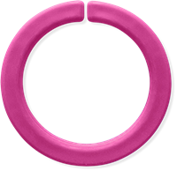 ARK Therapeutic bracelet à mâcher jouet sensoriel magenta petit standard Gladde kauwarmband om te draaien om de pols, alternatief voor kauwen op mouwen, voor kinderen en volwassenen.