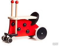 Bajo porteur Ladybird - jouet à chevaucher en bois pour enfants