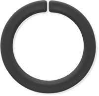 ARK Therapeutic bracelet sensoriel à mâcher noir XT moyen petit Gladde kauwarmband om te draaien om de pols, alternatief voor kauwen op mouwen, voor kinderen en volwassenen.