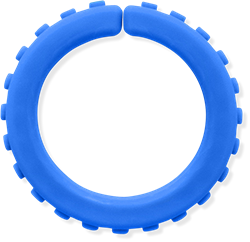 ARK Therapeutic bracelet à mâcher jouet sensoriel bleu XXT très résistant Getextureerde kauwarmband om te draaien om de pols, alternatief voor kauwen op mouwen, voor kinderen en volwassenen.