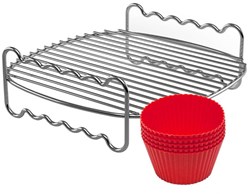 Philips Airfryer XL grille et moules à muffins set d’accessoires HD9904/01
