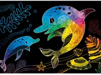 AVENIR Scratch Art Book Mini A6 - Au fond de la mer-2
