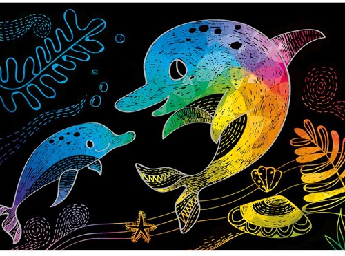 AVENIR Scratch Art Book Mini A6 - Au fond de la mer-2