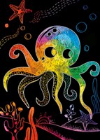AVENIR Scratch Art Book Mini A6 - Au fond de la mer-3