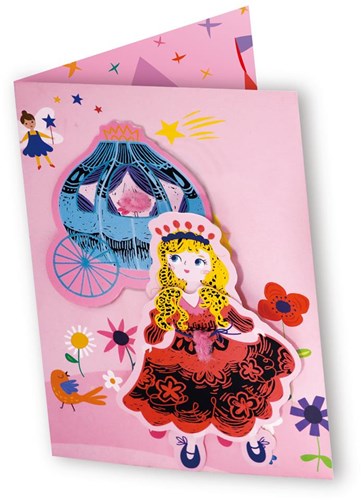 AVENIR Scratch Art - Cartes de voeux - Princesses-3
