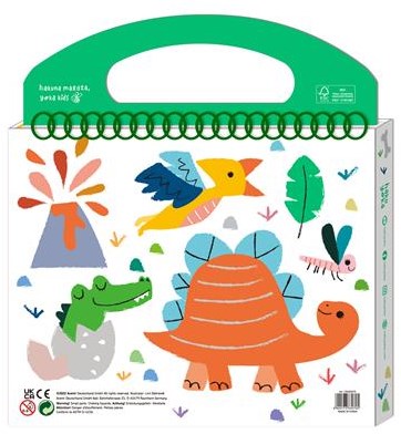 HAKU YOKA Mon premier kit de coloriage - Dino Friends-3