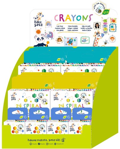 Ensemble de crayons en spirale HAKU YOKA