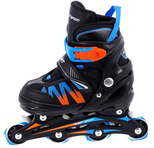 Alert patins à roulettes enfants orange taille 31-34 réglables-2
