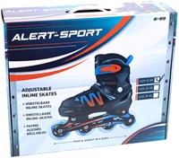Alert patins à roulettes enfants orange taille 31-34 réglables