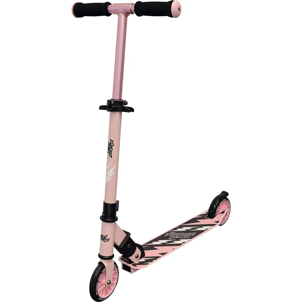 New Sports trottinette rose noire 120mm ABEC7 enfant aluminium