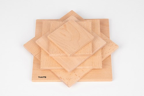 TickiT panneaux architecte en bois - panneaux carrés jouet de construction-2