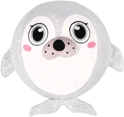 Pluchiez balle peluche animal marin scintillant 23cm jouet