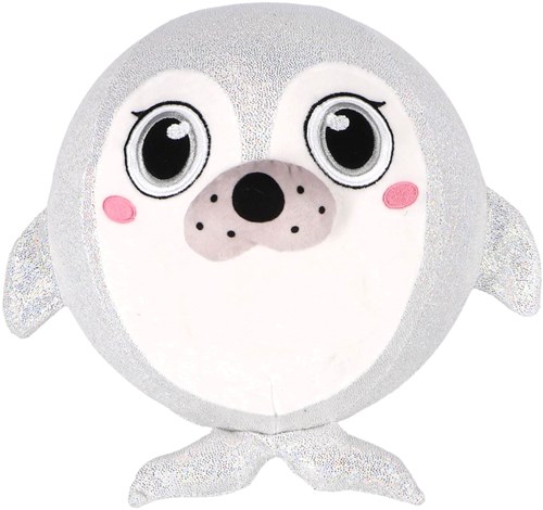 Pluchiez balle peluche animal marin scintillant 23cm jouet