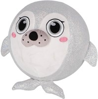 Pluchiez balle peluche animal marin scintillant 23cm jouet-3