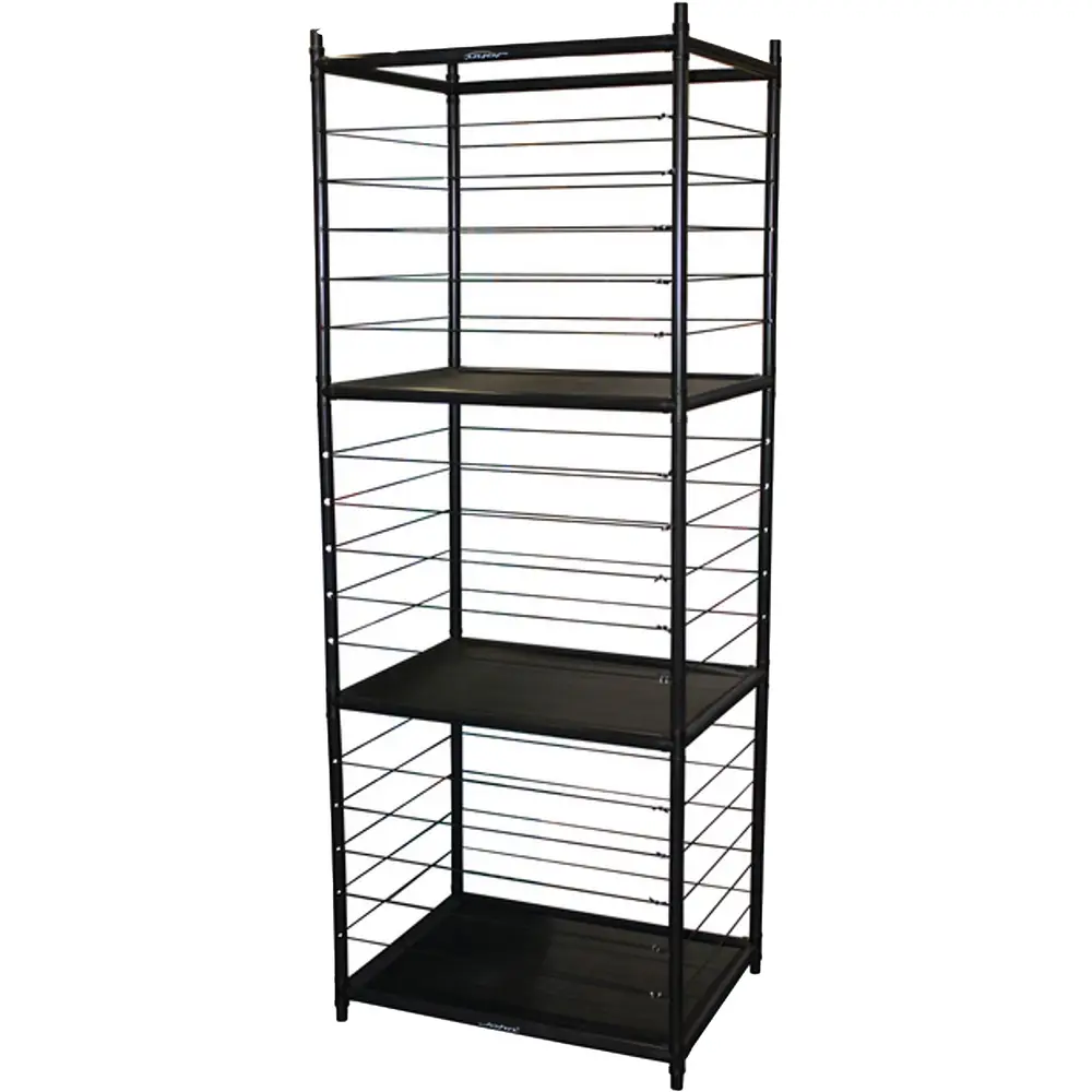 New Sports rack à balles plastique 3 niveaux 80x60x200cm rangement sportif
