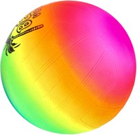 Alert ballon de football arc-en-ciel PVC 15 cm - lot de 3 pour jouer dehors-3
