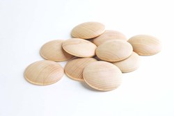 TickiT disques en bois jouet - set de 10 jeu ouvert