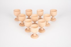 TickiT Coquetiers en bois 70Mm