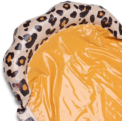 Swim Essentials toboggan aquatique beige léopard - arroseur gonflable-3